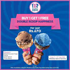 Exclusive Offer At One Galle Face Mall Baskin Robbins Promotion Sri Lanka Coupon Lk Baskin Robbins Galle Robbins