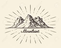 Vintage Mountain Illustration Google Search Mountain Drawing Mountain Illustration Illustration