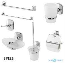 Acquista accessori bagno su rehastore, il negozio online specializzato nella vendita di articoli sanitari, ortopedici e per il benessere della persona Mastore Arredo Bagno Vendita Online Set Accessori Bagno 8 Pezzi