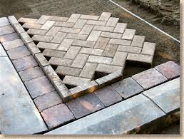 Turn it to an angle of 45 degrees to the left and put the top section directly in strict accordance with the majority of the paver to the right of the line. Setting Out 45 Herringbone Pavingexpert