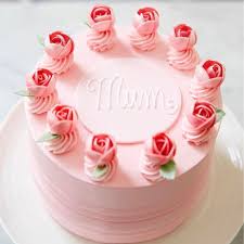 Birthday Cake For Mother 2 Layer Spoil Your Mum This Mother S Day With Our Pretty Ring O Roses Layer Cake Mothersdaycake Peggypor Mothers Day Cakes Designs Buttercream Cake Designs Cake