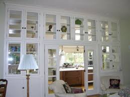 Double Sided Built In Cabinets Great Use Of Space For Extra Storage But Not Living Room Glass Cabinet Living Room Cabinets Home