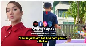 Kak lina pompom dah kahwin malam berinai. Lawanya Kolam Kak Lina Pom Pom Netizen Berita Kopak Cc