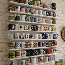 However, i do like having the mugs displayed in a glass cabinets, which gets more attention than any other decoration in the house! 12 Starbuck Diy Display Ideas Mug Display Coffee Mug Display Starbucks Mugs