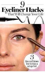 Pick a room with good lighting and find a mirror. 9 Eyeliner Tricks That Will Change Your Life Or At Least Save You Time Glamour
