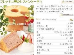 シフォンケーキの人気レシピ15選 豊富な種類で何度も使えます 不思議の国のアラモード レシピ シフォンケーキ ケーキ