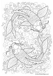 Избери от 100+ риби koi и нарисувай фантастични произведения на изкуството. Koi Carp Colouring Page Fish Coloring Page Coloring Pages Cat Coloring Page