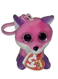Ty Beanie Boos Key Clip JOEY Fox Claire's Excl. 3" MWMT Plush Stuffed  Animal Toy