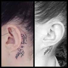 Pin By Dana Muffoletto On Tats Behind Ear Tattoo Tattoos Skin Drawing