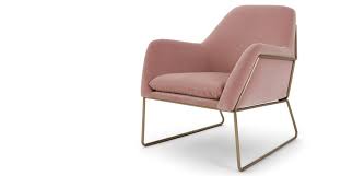 Frame Armchair Blush Cotton Velvet Made Com Pink Velvet Chair Velvet Armchair Pink Armchair