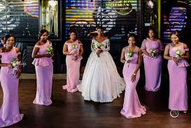 This Bride Made A Fashion Statement In 2 April By Kunbi Dresses For Her Wedding Bellana Bridal Shower Dress Bella Naija Weddings Beautiful Bridesmaid Dresses