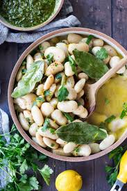 Lemony Corona Beans With Olive Oil Garlic Herbs Feasting At Home Recipe Bean Recipes Vegetarian Recipes Recipes