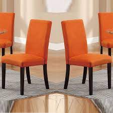 Padded, microfiber seat and back. Microfiber Dining Chair Covers Off 61