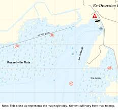 Table Rock Lake West James River Mouth To Beaver Dam Fishing Map