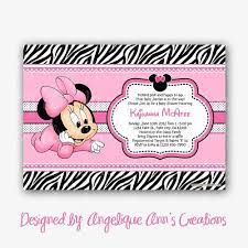 Free Printable Baby Shower Invitations Zebra And Minnie Mous Baby Shower Invitation Templates Minnie Mouse Baby Shower Free Printable Baby Shower Invitations