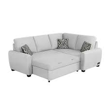 After a good night's sleep, you can effortlessly convert your bedroom or guest room into a living room again. Serta Bacradi Sectional Sleeper Sofa With Charging Station Bed Bath Beyond