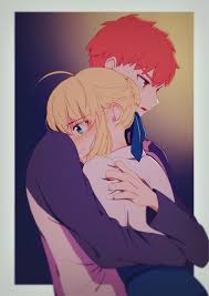 Emiya Shirou X Saber Fate Stay Night Anime Anime Fate Stay Night Rin Shirou introduces saber to kiritsugu. fate stay night anime anime fate stay