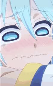 I could confuse this with official art. Aqua Crying Gifs Tenor