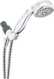 3.1 out of 5 stars. Delta Faucet 7 Spray Touch Clean Hand Held Shower Head With Hose Chrome 75701 Amazon Com