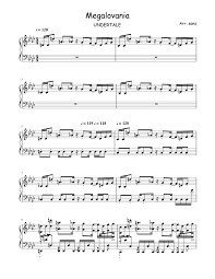 Learning of playing famous songs on the piano for absolute beginners. Print And Download In Pdf Or Midi Megalovania Arr Sans Free Sheet Music For Piano Made By Literal Tr Piano Sheet Music Guitar Chords For Songs Sheet Music