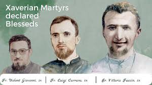 Three Martyrs of the Xaverian Missionaries Declared Blessed by Pope Francis 