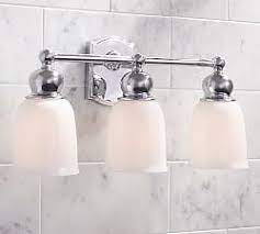 Bathroom Lighting Bath Lights Sconces Pottery Barn Bath Bathroom Light Fixtures
