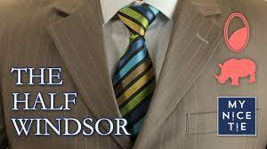 The half windsor knot provides a professional, sleek appearance ideal for job interviews. How To Tie A Tie The Half Windsor Slow Mirrored Beginner How To Tie A Half Windsor Knot Easy Youtube
