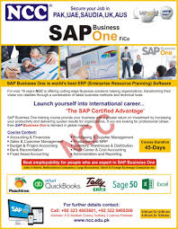 Avail info on career opportunities after pursuing computer courses. Sap Business One Training Ncc Computer College