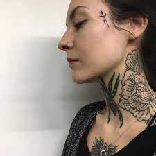 Bad Girls Do It Better Neck Tattoos Women Face Tattoos Face Tattoos For Women