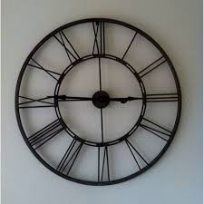 Modern nordic wrought iron wall clocks crafts decoration hotel home livingroom art clock decorative mute 3d sticker mural in stickers from garden on aliexpress 11 double singles day. 1 Metre Wrought Iron Clock Freedom Furniture Cool Clocks Freedom Furniture Clock
