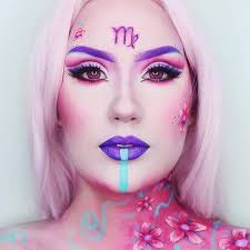 Where Are All The Virgos At Virgo Look Created By Hanwhittington Using Paradise Makeup Aq In White Halloween Makeup Inspiration Eye Makeup Art Makeup Themes