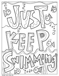 Testing Encouragement Classroom Doodles Quote Coloring Pages Testing Encouragement Coloring Pages