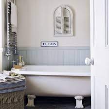 This example features a marvelous stone wall, which provides the perfect backdrop for the gray is a popular color in modern bathroom styling, but can go great with rustic designs as well. Understated Bathr00m Allow Classic Features Such As An Original Bath Be The Star Of A Scheme By Small Bathroom Ideas Uk Small Bathroom Bathroom Design Small