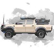 Brandons N70 Hilux On Instagram Huge Thanks To Slice Arts Did A Awesome Job On My Hilux Side Profile Toyota Hilux Dream Cars Jeep Toyota Trucks
