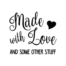 Made With Love And Other Stuff Vinyl Decal V2 Kitchen Crock Etsy In 2021 Cricut Projects Vinyl Cricut Craft Quotes