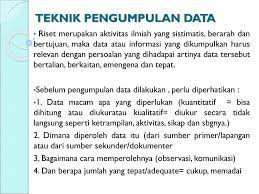 Teknik Pengumpulan Data Ppt Download