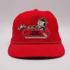 Vintage Camp Snoopy Snapback Hat Mall Of America Pin Baseball Cap Made In Taiwan Ahs Baseballcap Farm Clothes Snapback Hats Hats
