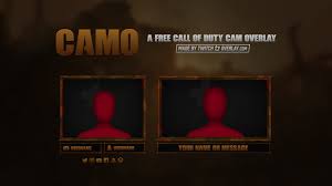Browse the best looking webcam frames, hud's, and scene cards. Camo Free Call Of Duty Twitch Overlay For Obs Streamlabs