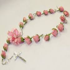 Rather than a continuous unbroken loop, there is a clasp in. Rosary Funeral Floral Funeral Floral Arrangements Casket Flowers