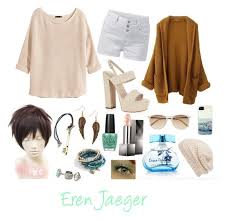 Eren Jaeger Female Casual Set 1 Casual Sets Clothes Design Casual