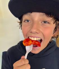 Mr. Pacheco and his students in the Milagro Garden Club provided  scrumptious beefsteak tomatoes, lemon cucumbers, and grape tomatoes for the  students' school lunch today, all grown in our Community Schools-sponsored  campus