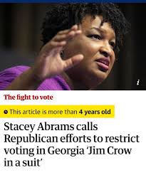 Der Aufschrei gegen den WÄHLER-AUSWEIS in Georgia im Jahr 2021 entpuppte  sich als eine der seltsamsten und eklatantesten Fehlpositionen, die die  Dems jemals hatten. : r/YAPms