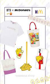 See the moments of the day shared by your favorite artists on weverse! Bts X Mcdonald S Official Merch 2nd Drop Weverse Melting And Saucy Collection Hobbies Toys Memorabilia Collectibles K Wave On Carousell