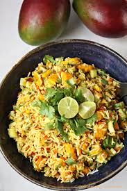 Indischer Reis Salat Mit Mango Und Limetten Dressing Rezept Rezepte Einfache Gerichte Indischer Reis