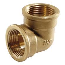 Brass elbow 90º female thread 2.1 / 2 '' PE pipe - Mundoriego