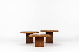 Slate and stone coffee tables. Set Of Vintage Coffee Table A Beautiful Stone Top