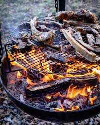 We Cooked The Last Of Our Homemade Pinnekjott Cured Lamb Ribs Over The Open Fire Norway Glosteik Norwegianfood Cooking Open Fire Cooking Fire Cooking