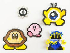 アイロンビーズで星のカービィを作ろう 人気キャラクター全5種類のレシピ付き アイロンビーズ ビーズ 図案