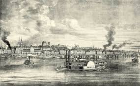 St Louis River Front Mid 1800s St Louis Missouri St Louis Mo Missouri River
