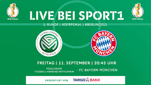 Das wird sich wohl ziehen, denn auch da werden wohl die 2 im finale stehen die noch ein bisschen reserve haben! Sport1 Zeigt Bayern Spiel In Der Ersten Runde Dfb Deutscher Fussball Bund E V
